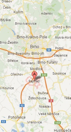 Mapa výkupu palet